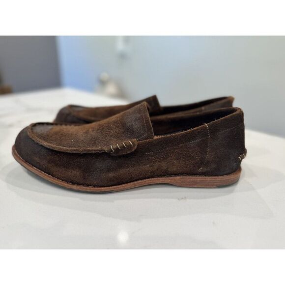 Timberland Boot Company Counterpane Venetian Loafer in Brown Suede Size 12 - Picture 2 of 7